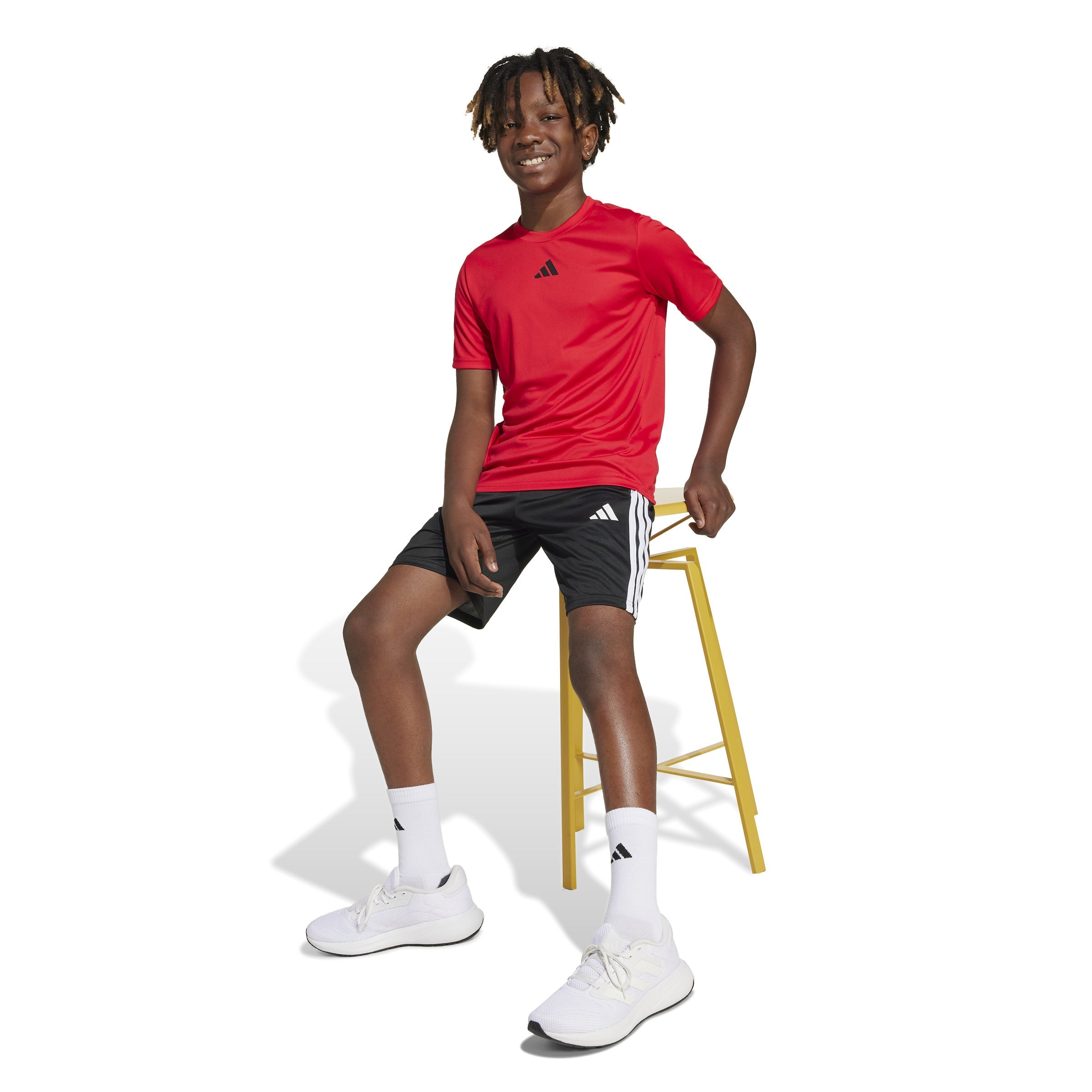 ADIDAS J TR-ES 3S SET JJ1028 T-SHIRT SHORT SLEEVE TRAINING (YB)