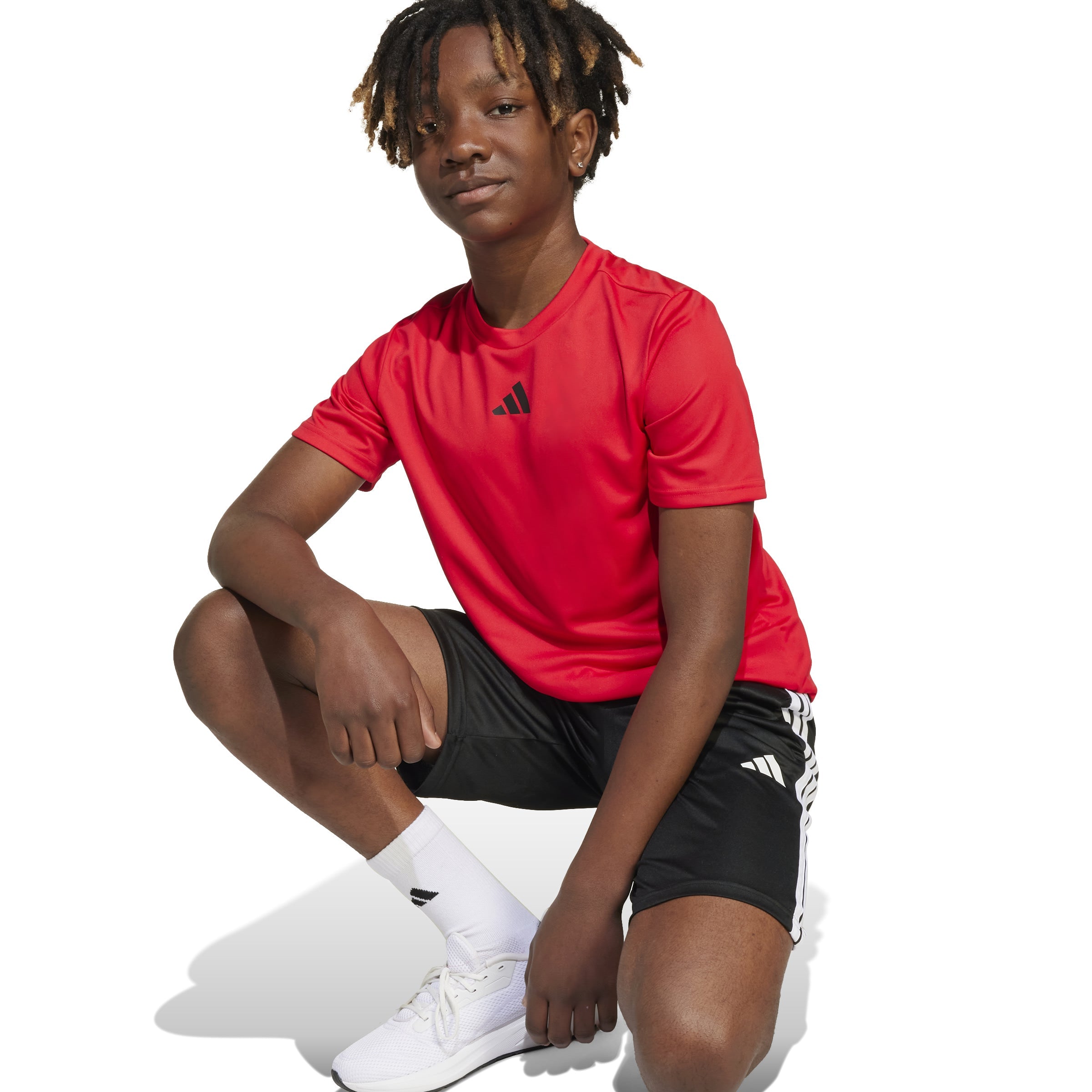 ADIDAS J TR-ES 3S SET JJ1028 T-SHIRT SHORT SLEEVE TRAINING (YB)