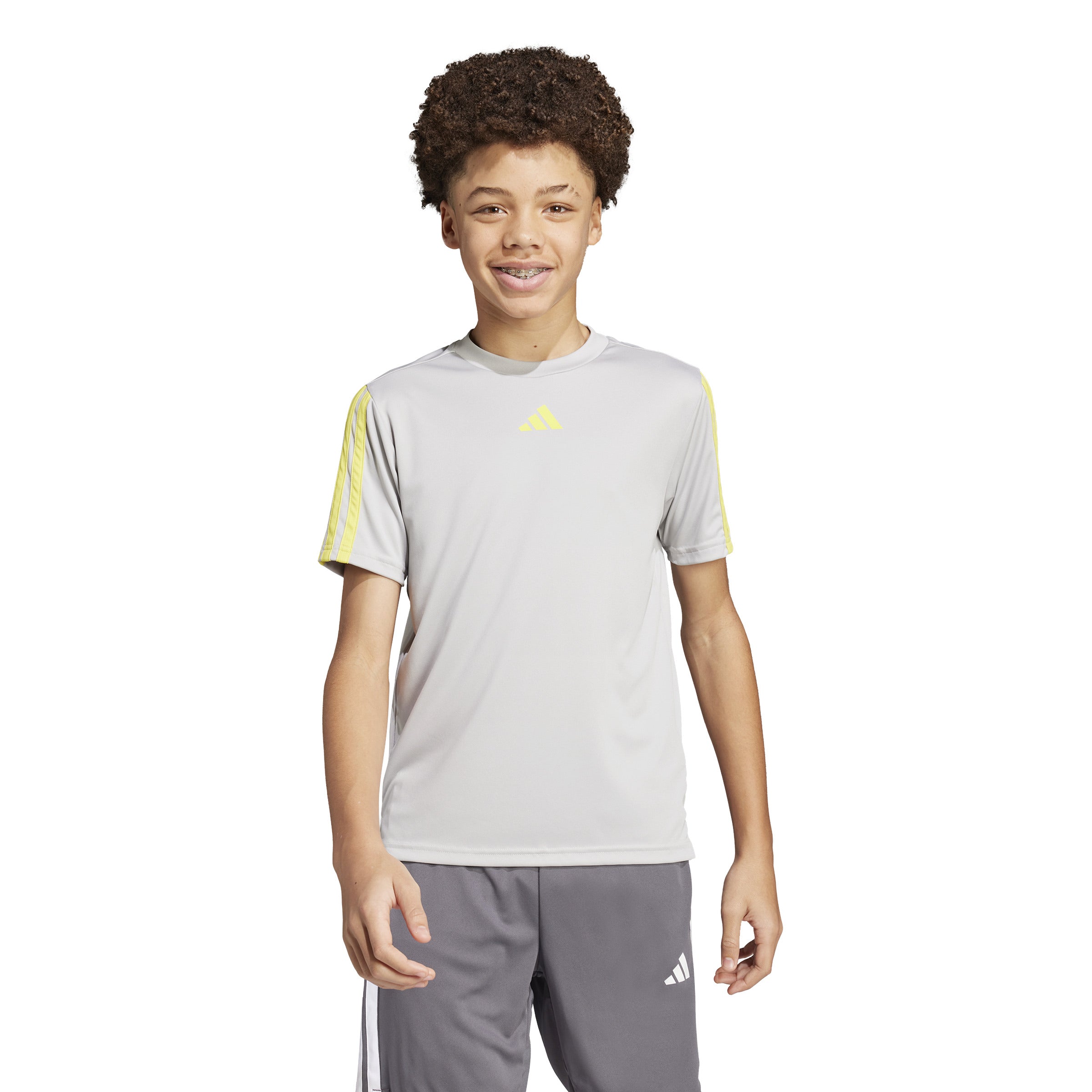 ADIDAS J TR-ES 3S TEE JJ1037 T-SHIRT SHORT SLEEVE TRAINING (YB)