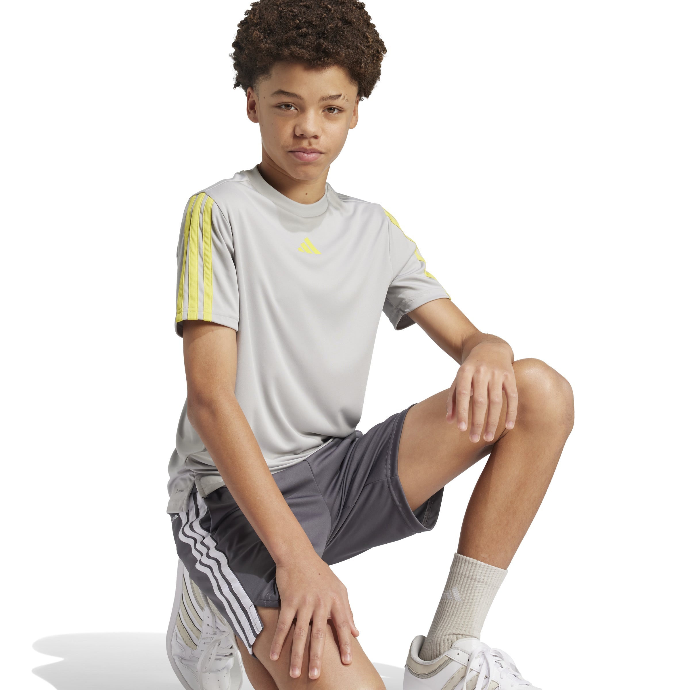 ADIDAS J TR-ES 3S TEE JJ1037 T-SHIRT SHORT SLEEVE TRAINING (YB)