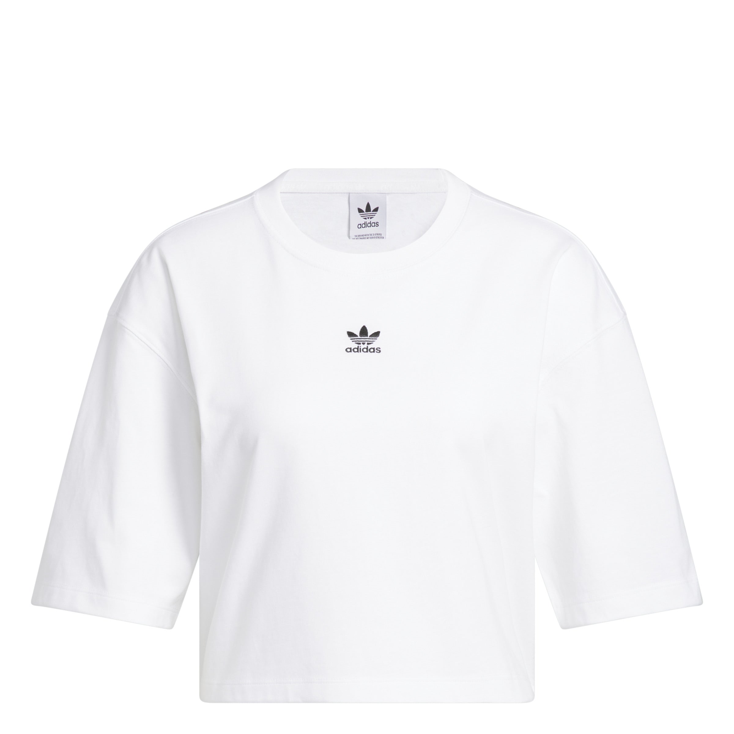 ADIDAS ESS CROP TEE JJ3385 T-SHIRT SHORT SLEEVE (W)