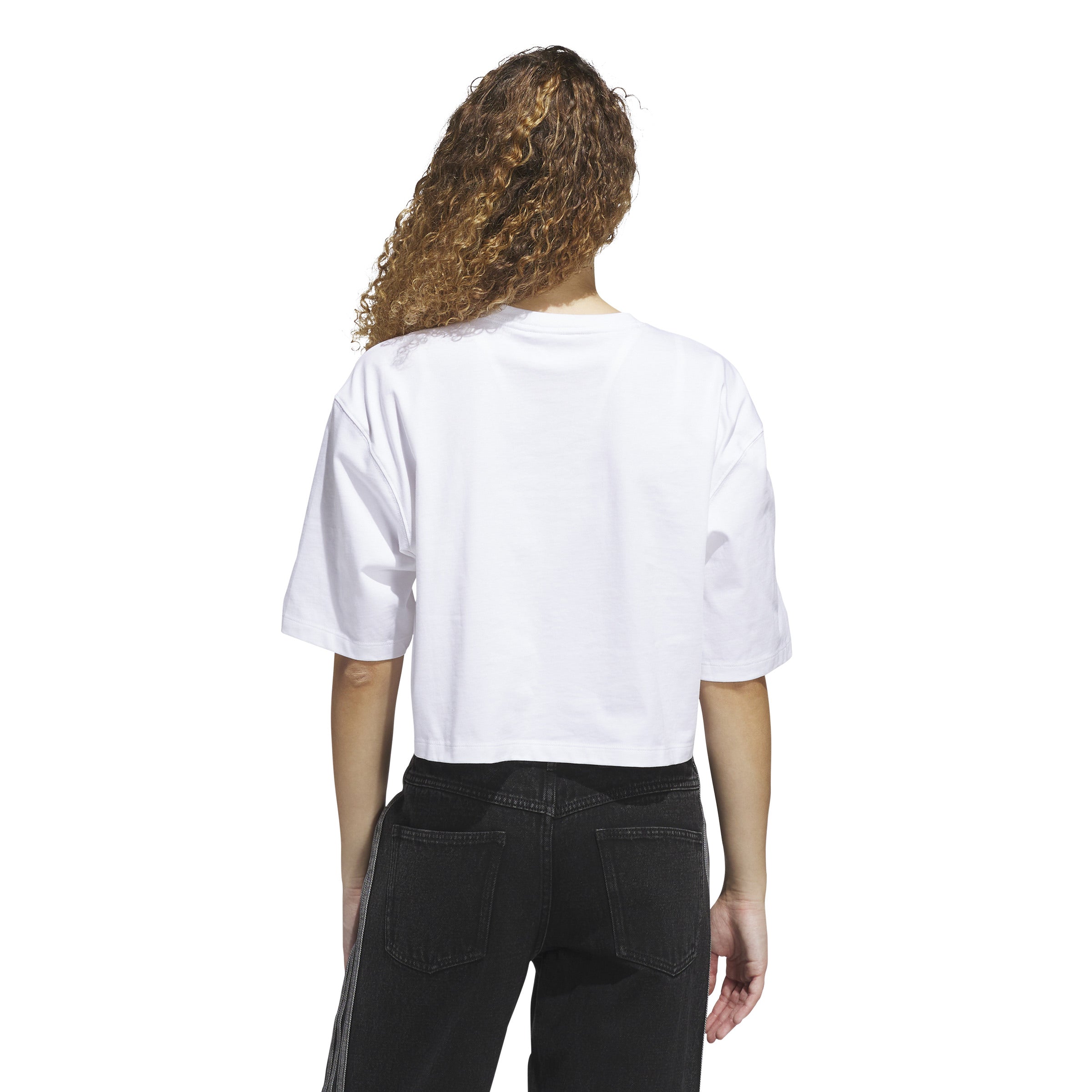 ADIDAS ESS CROP TEE JJ3385 T-SHIRT SHORT SLEEVE (W)