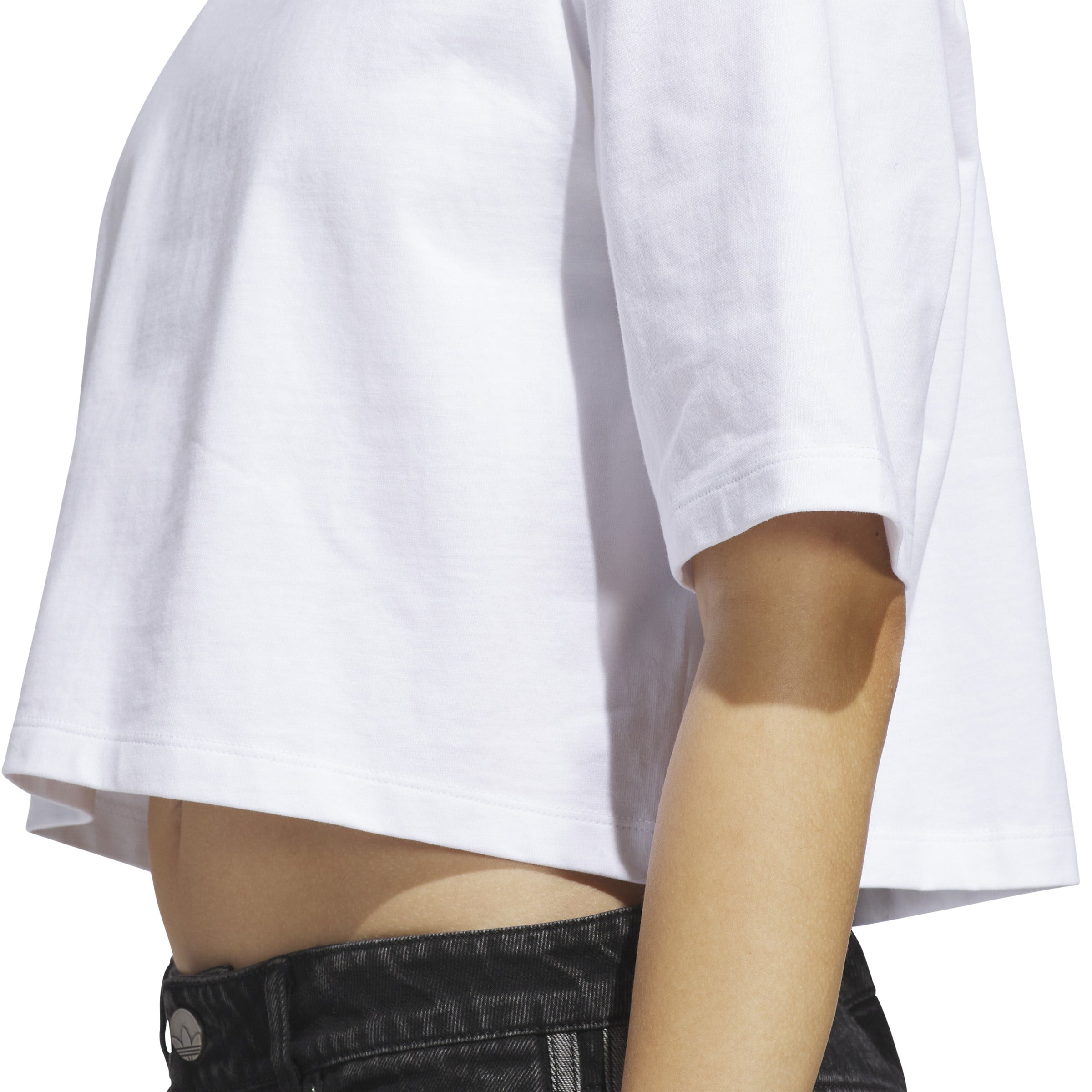 ADIDAS ESS CROP TEE JJ3385 T-SHIRT SHORT SLEEVE (W)