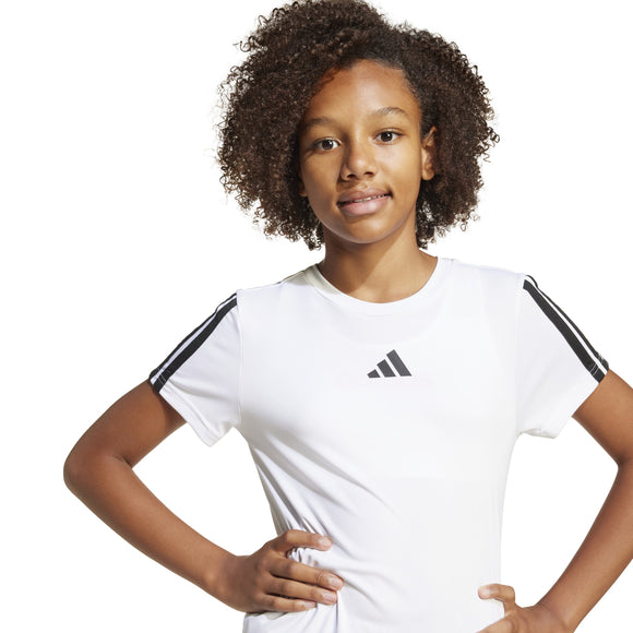 ADIDAS JG TR-ES 3S TEE JJ5032 TOP SHORT SLEEVE TRAINING (YG)