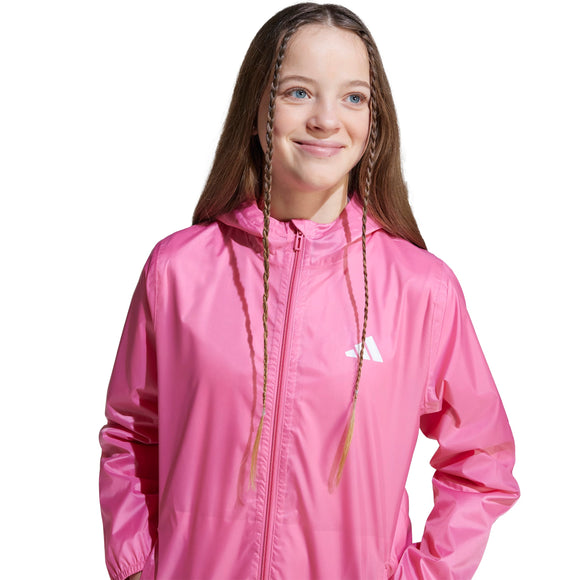 ADIDAS J RAIN JKT PNKFUS JL9047 RAIN JACKET (Y)