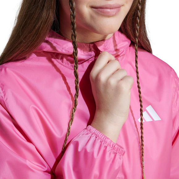 ADIDAS J RAIN JKT PNKFUS JL9047 RAIN JACKET (Y)