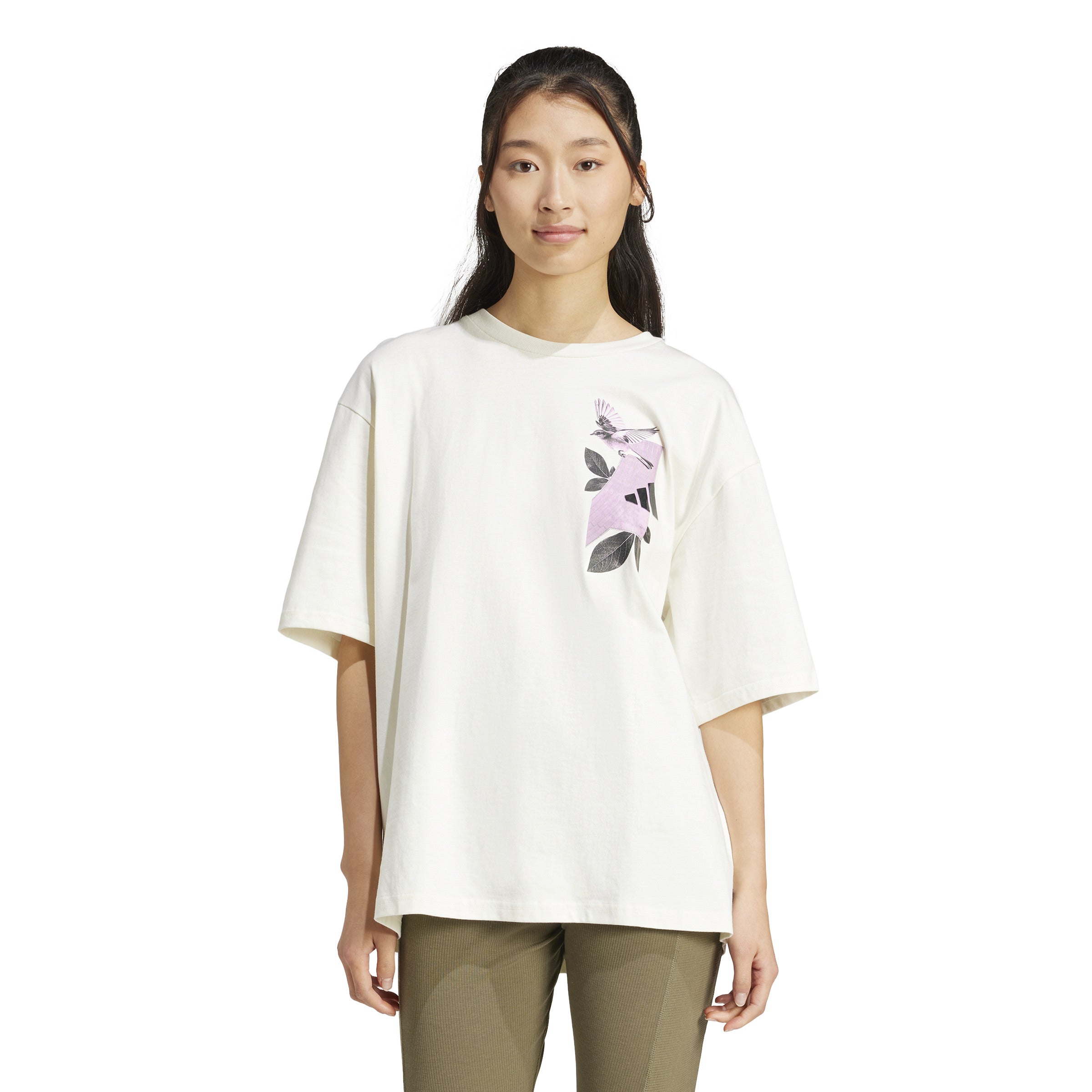 ADIDAS W T LENS PKT T JN6574 T-SHIRT SHORT SLEEVE (W)