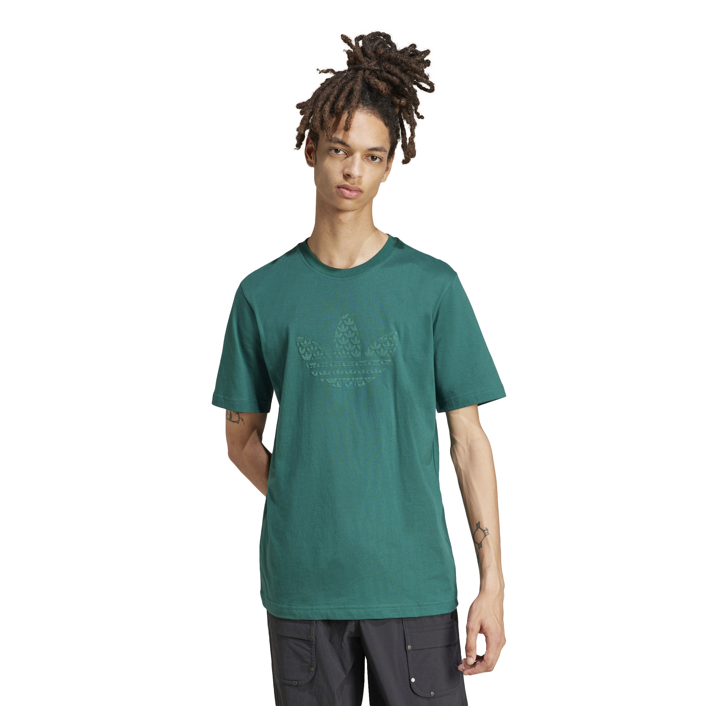 ADIDAS Q12 MONOGRAM T JP2349 T-SHIRT SHORT SLEEVE (M)