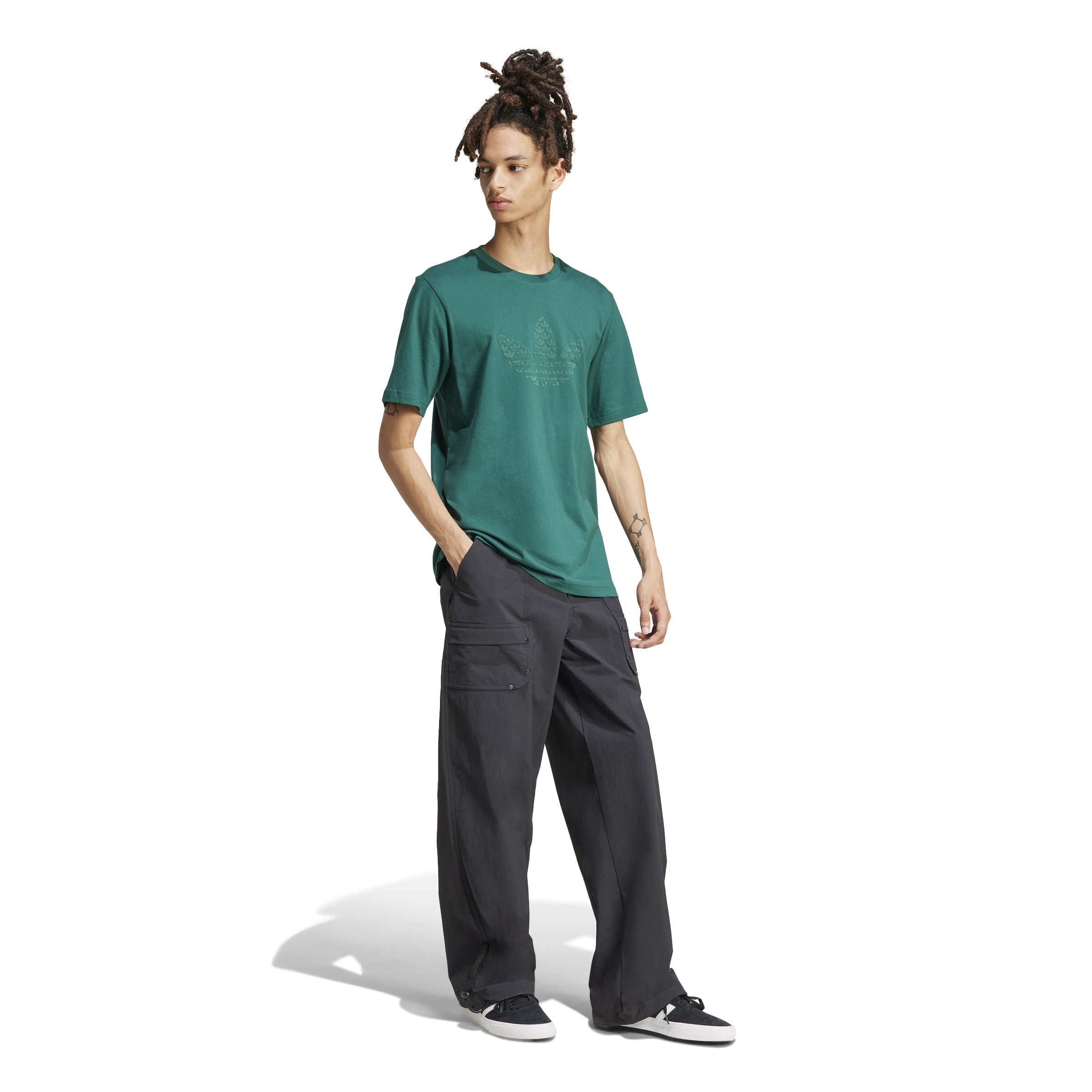 ADIDAS Q12 MONOGRAM T JP2349 T-SHIRT SHORT SLEEVE (M)