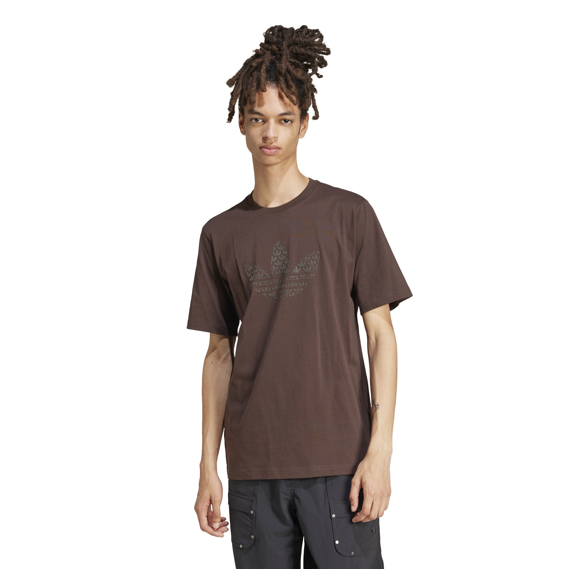 ADIDAS Q12 MONOGRAM T JP4414 T-SHIRT SHORT SLEEVE (M)
