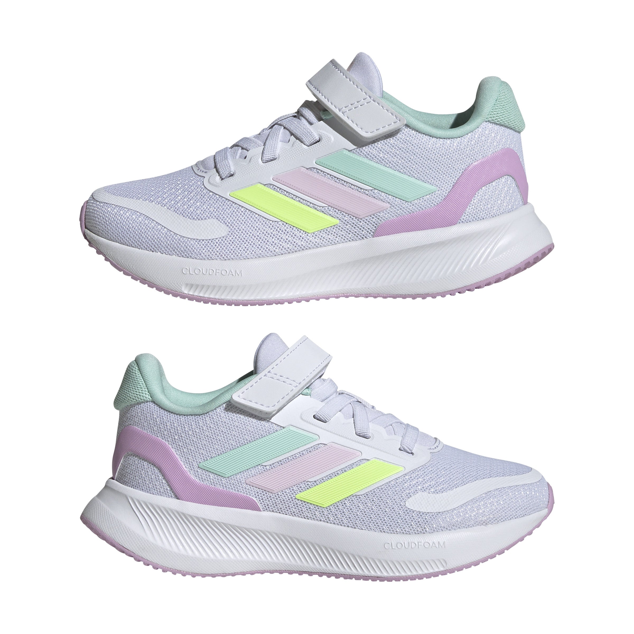 ADIDAS RUNFALCON 5 EL C JP5153 RUNNING SHOES (YG)