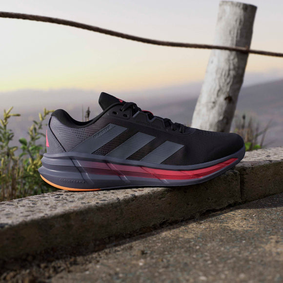 ADIDAS QUESTAR 3 M CBLACK/ONIX/LUCRED JP6604 RUNNING SHOES (M)