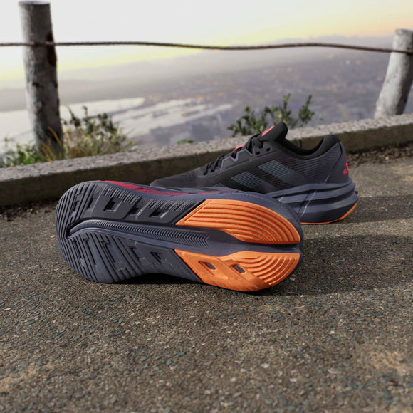 ADIDAS QUESTAR 3 M CBLACK/ONIX/LUCRED JP6604 RUNNING SHOES (M)