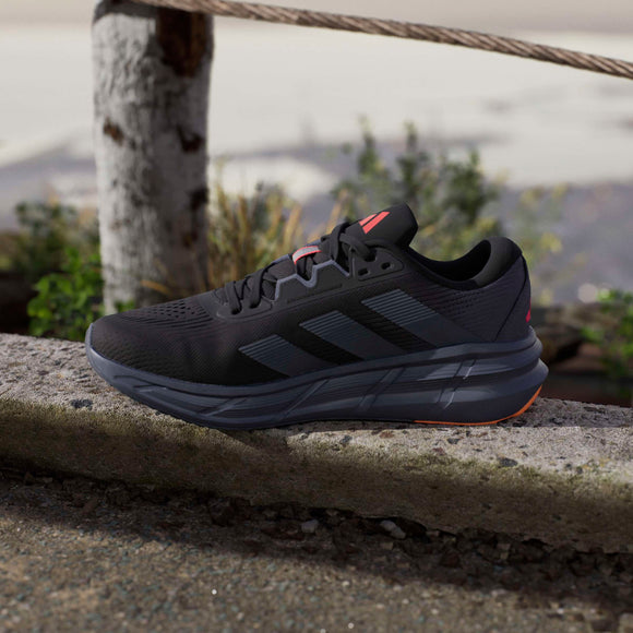 ADIDAS QUESTAR 3 M CBLACK/ONIX/LUCRED JP6604 RUNNING SHOES (M)