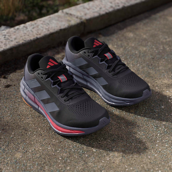 ADIDAS QUESTAR 3 M CBLACK/ONIX/LUCRED JP6604 RUNNING SHOES (M)