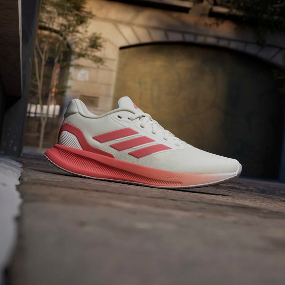 ADIDAS RUNFALCON 5 W OWHITE/PRELSC/DSHGRY JQ9402 RUNNING SHOES (W)