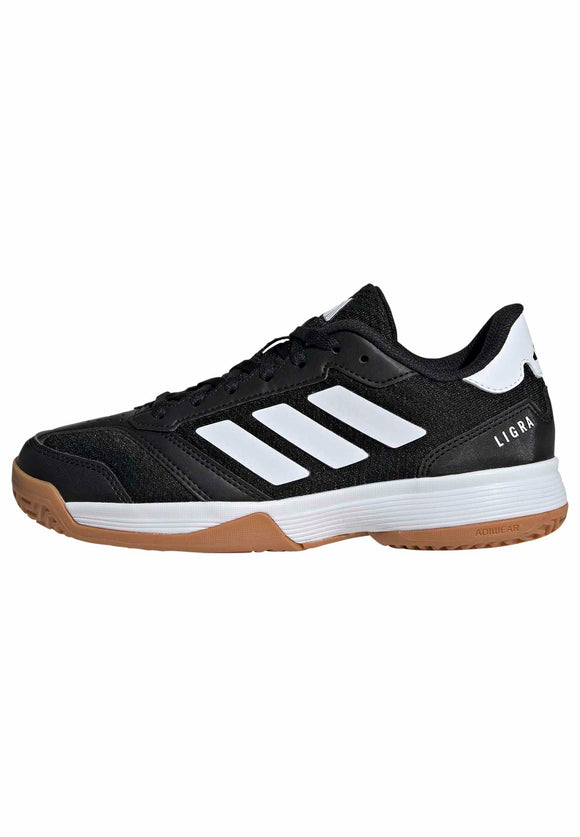 ADIDAS LIGRA 8 K CBLACK/FTWWHT/CBLACK JR0744 COURT SHOES (YB)