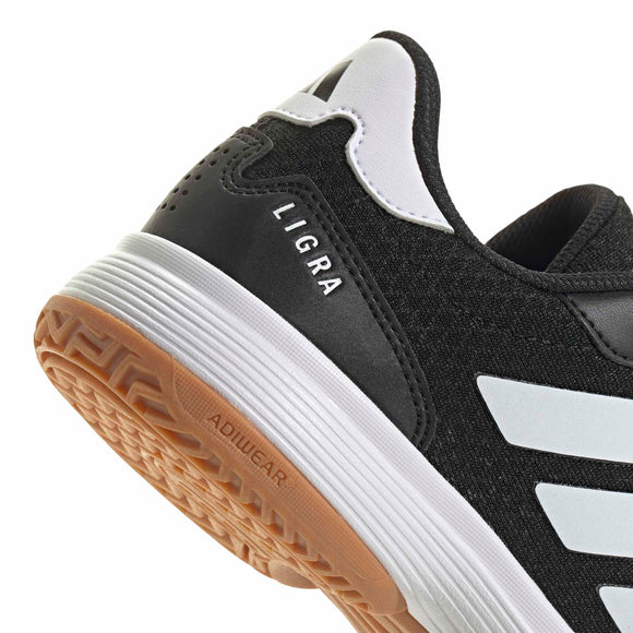 ADIDAS LIGRA 8 K CBLACK/FTWWHT/CBLACK JR0744 COURT SHOES (YB)