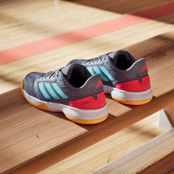 ADIDAS LIGRA 8 K AUON/FLAAQU/SELURE JR7120 COURT SHOES (YB)