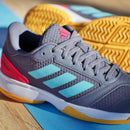 ADIDAS LIGRA 8 K AUON/FLAAQU/SELURE JR7120 COURT SHOES (YB)-20