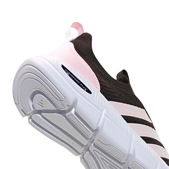 ADIDAS CLOUDFOAM FLEX - SOCK CBLACK/ALMPNK/SILVMT JS4871 SLIP ON (W)