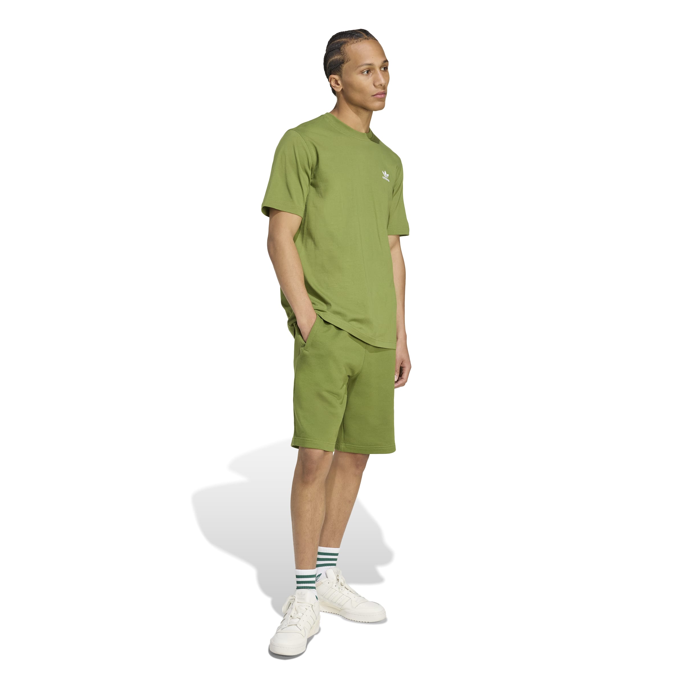 ADIDAS TREFOIL ESS TEE JV5938 T-SHIRT SHORT SLEEVE (M)