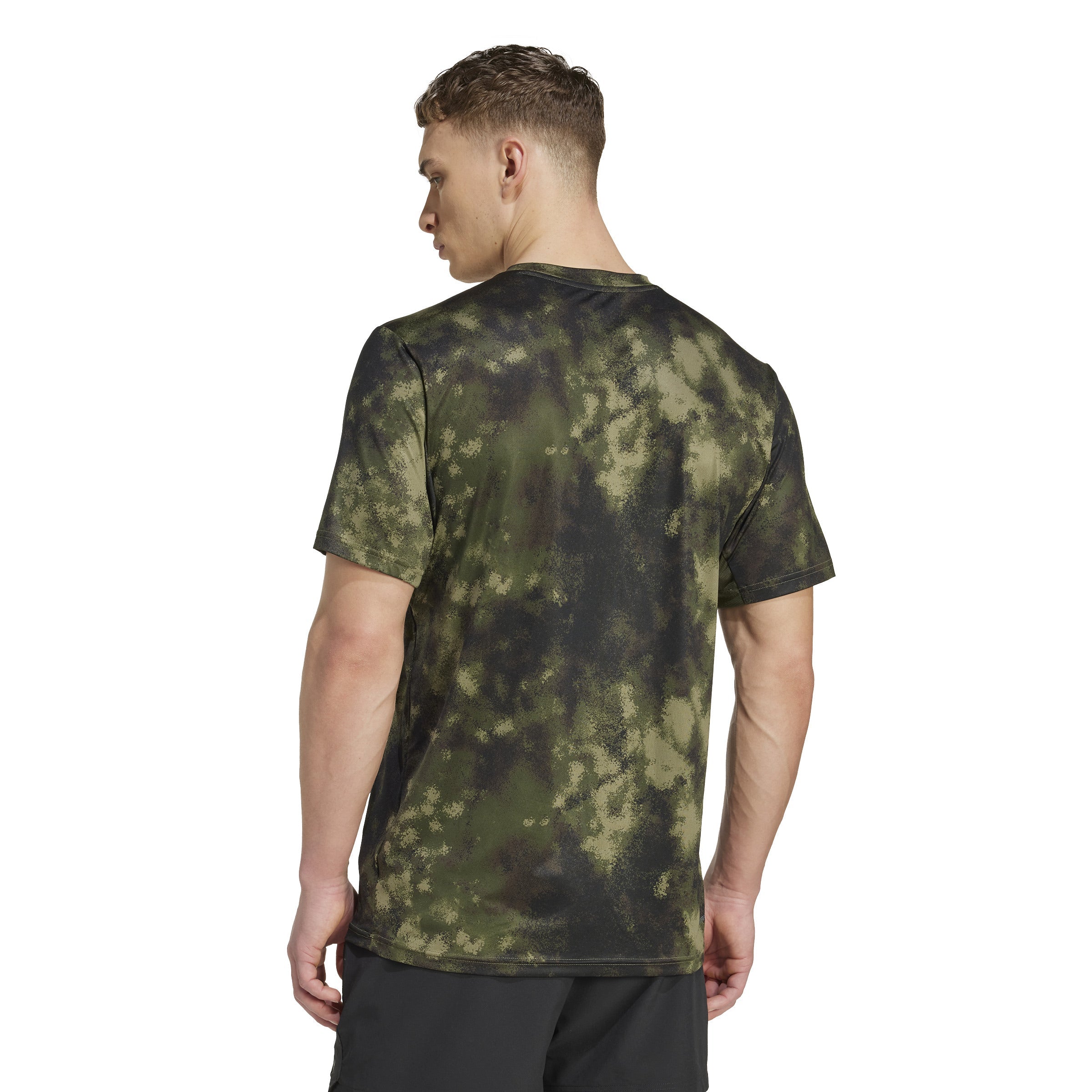 ADIDAS SEA AOP TEE JV7234 T-SHIRT SHORT SLEEVE TRAINING (M)