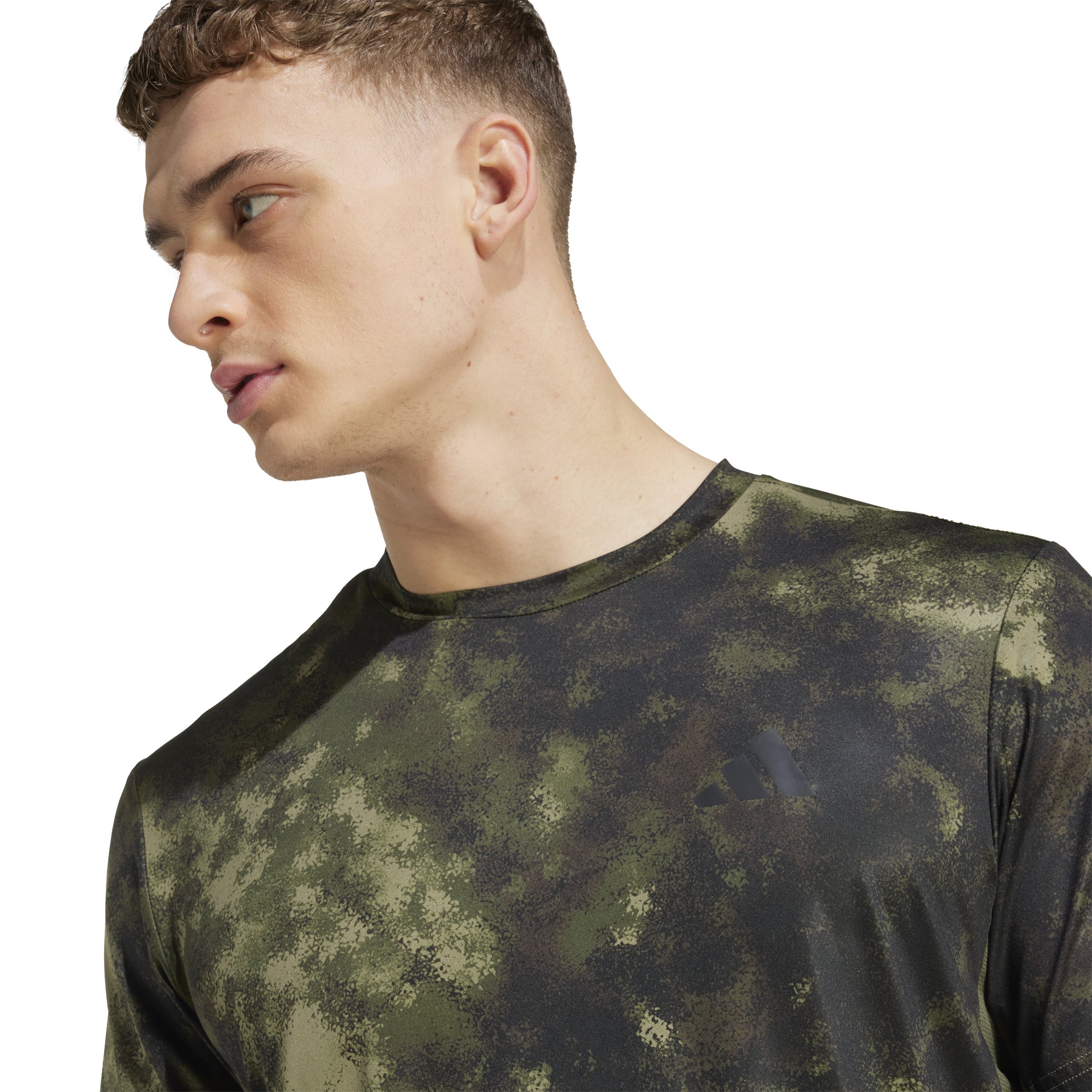 ADIDAS SEA AOP TEE JV7234 T-SHIRT SHORT SLEEVE TRAINING (M)