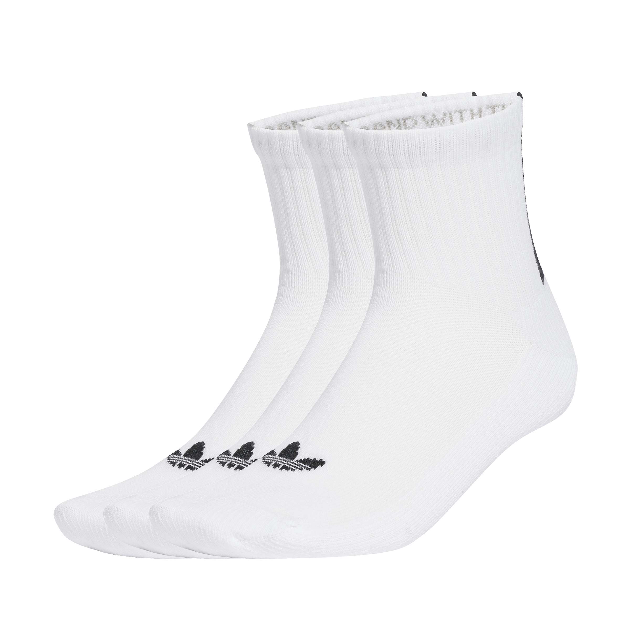 ADIDAS 3S 1/4 SOCKS 3P JV7423 SOCKS ANKLE CASUAL (U)