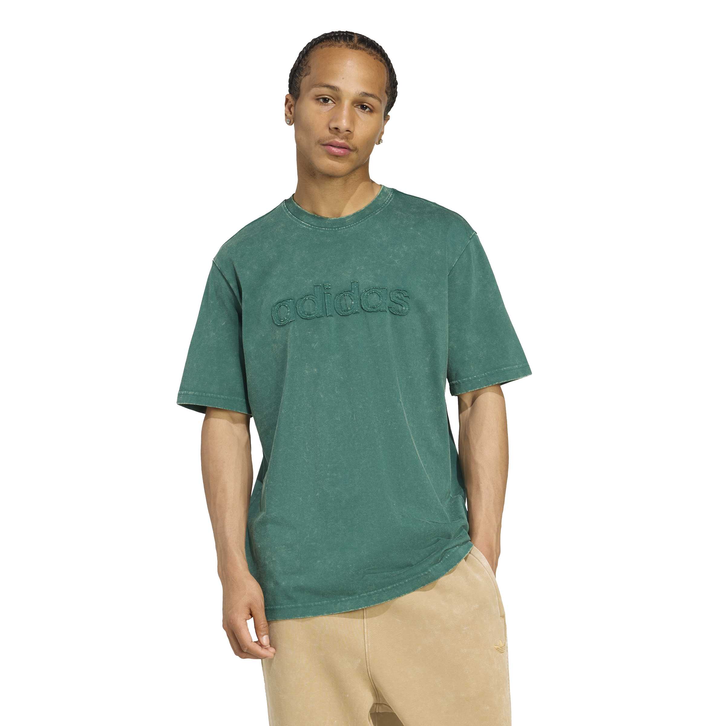 ADIDAS WASHED TEE JV8469 T-SHIRT SHORT SLEEVE (M)