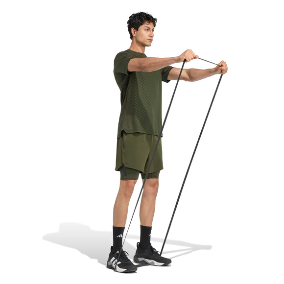 ADIDAS POWER 3S TEE JV9715 T-SHIRT SHORT SLEEVE TRAINING (M)