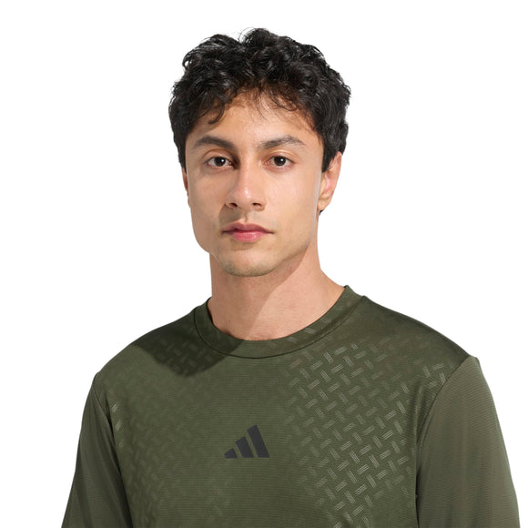 ADIDAS POWER 3S TEE JV9715 T-SHIRT SHORT SLEEVE TRAINING (M)