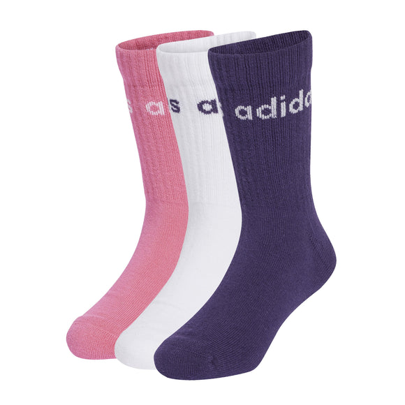 ADIDAS LIN KIDS CRW 3P JW0328 SOCKS CREW CASUAL (U)