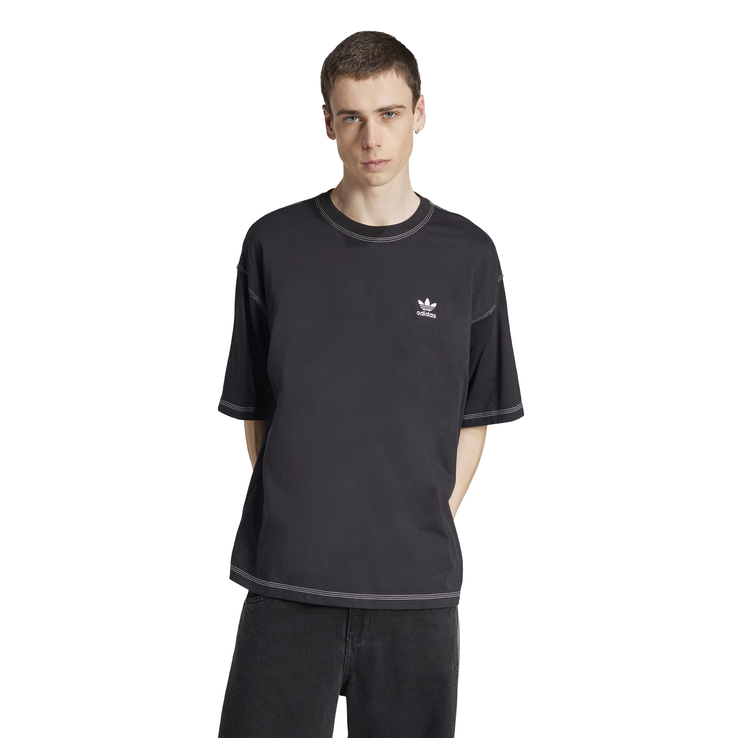 ADIDAS ESSENTIALS TEE JW0971 T-SHIRT SHORT SLEEVE (M)
