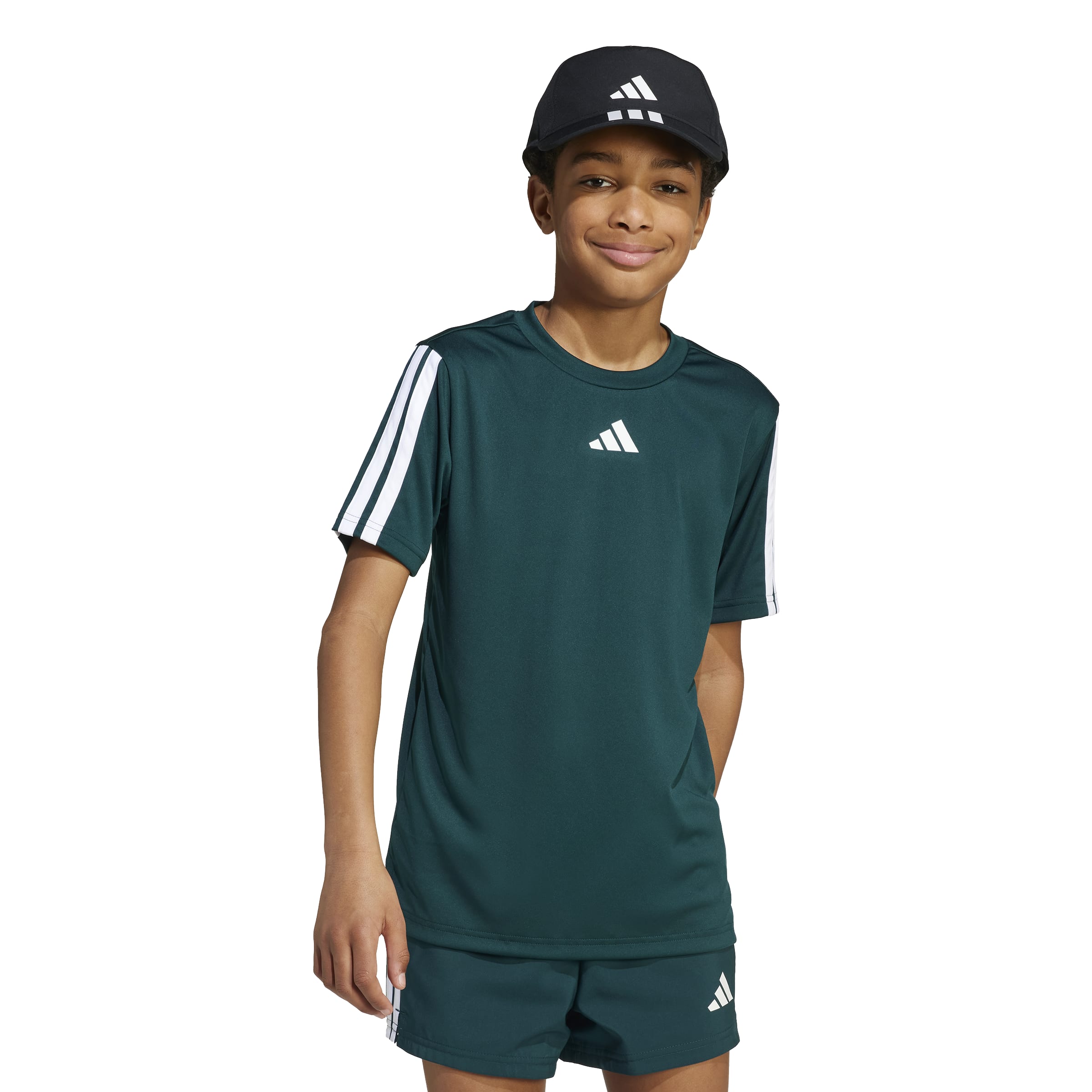 ADIDAS J TR-ES 3S TEE JW2527 T-SHIRT SHORT SLEEVE TRAINING (YB)