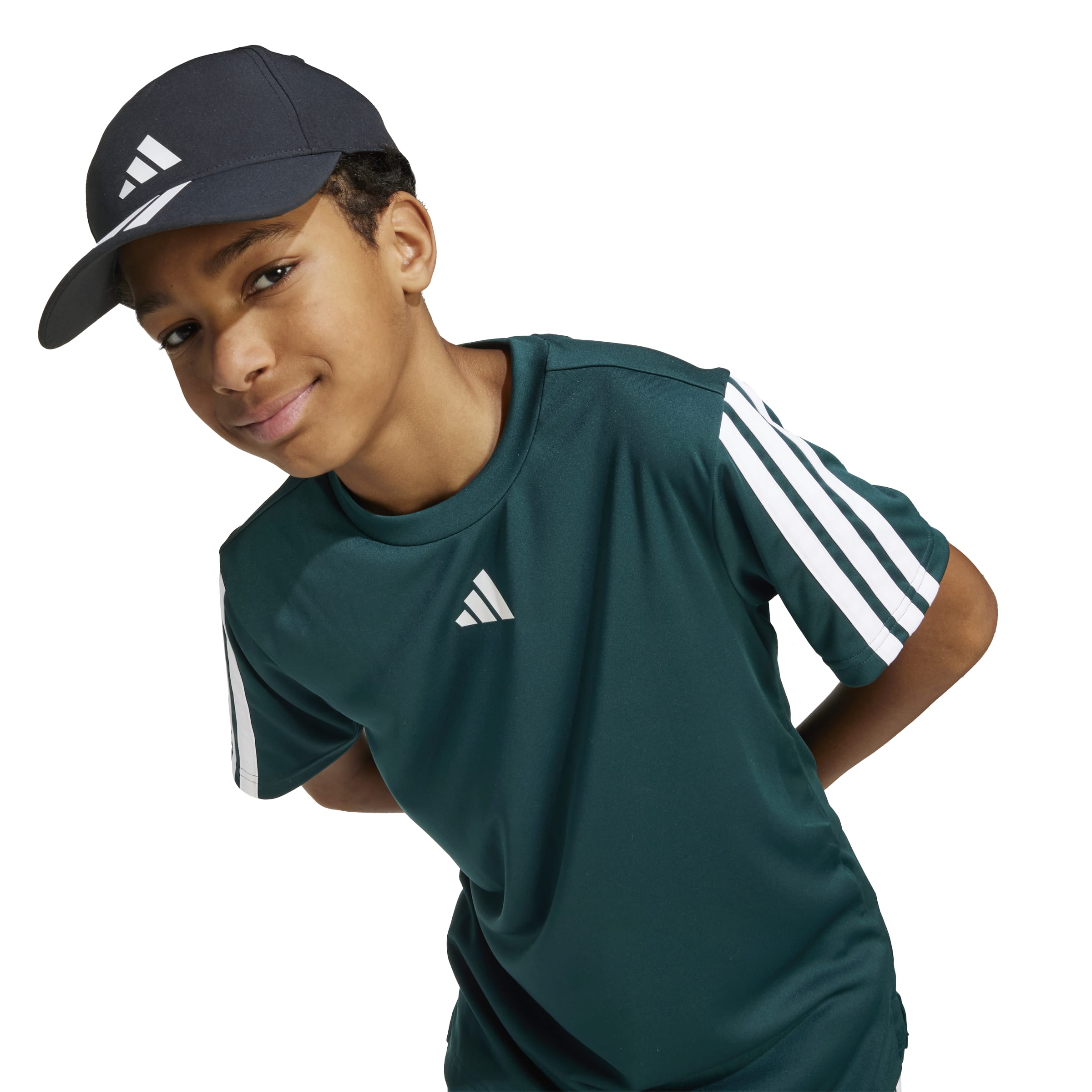 ADIDAS J TR-ES 3S TEE JW2527 T-SHIRT SHORT SLEEVE TRAINING (YB)