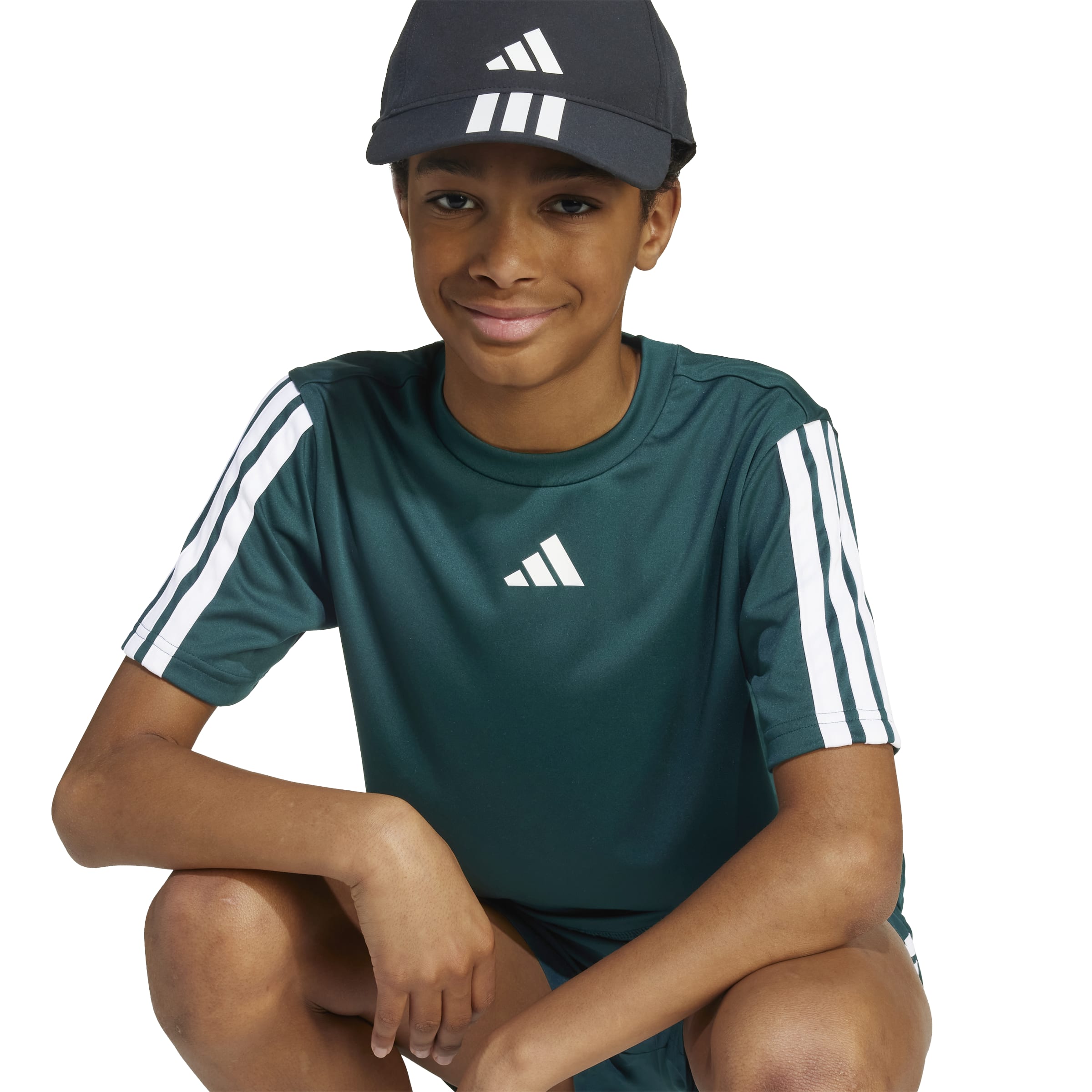 ADIDAS J TR-ES 3S TEE JW2527 T-SHIRT SHORT SLEEVE TRAINING (YB)