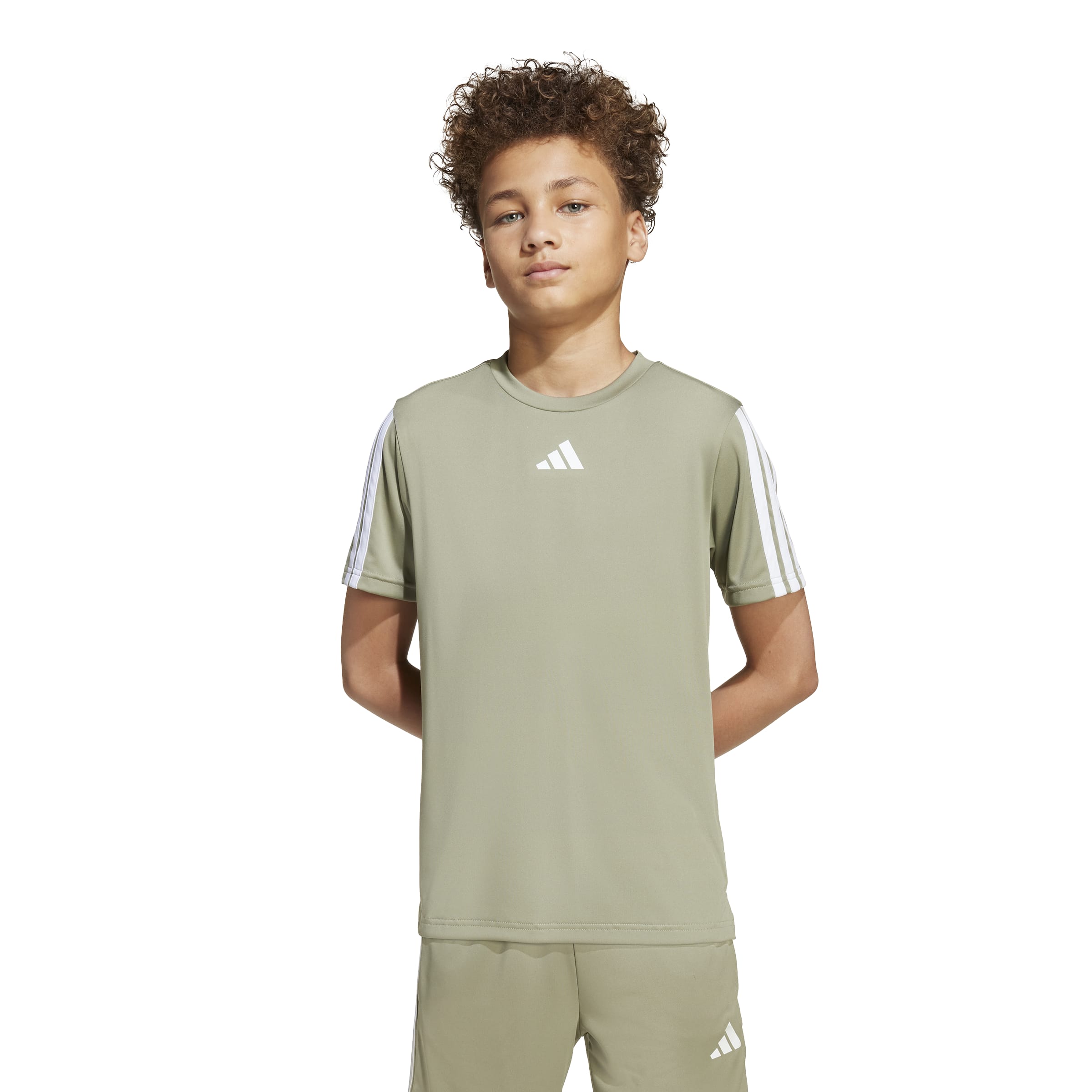 ADIDAS J TR-ES 3S TEE JW2528 T-SHIRT SHORT SLEEVE TRAINING (YB)