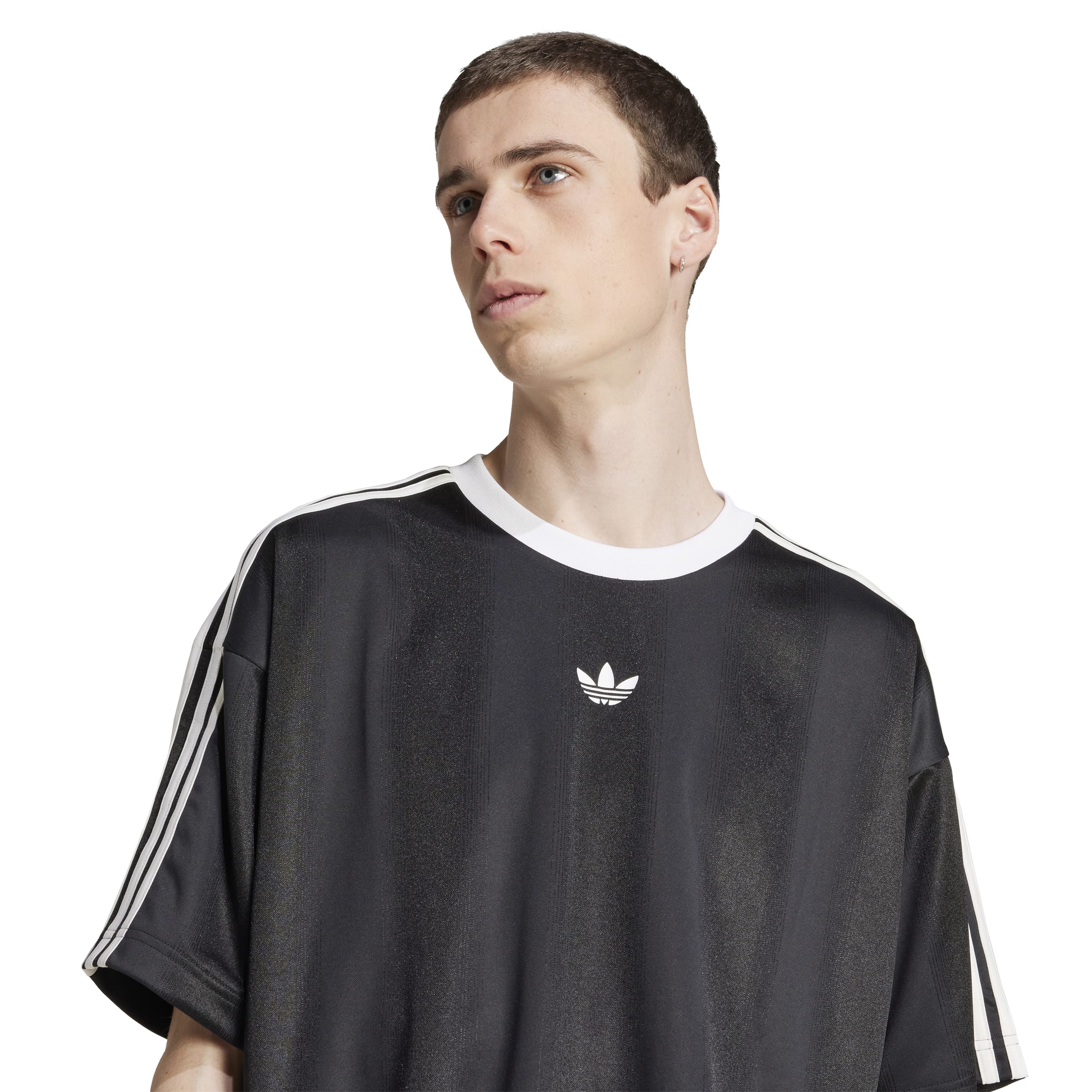 ADIDAS JACQUARD JERSEY JW5876 T-SHIRT SHORT SLEEVE (M)