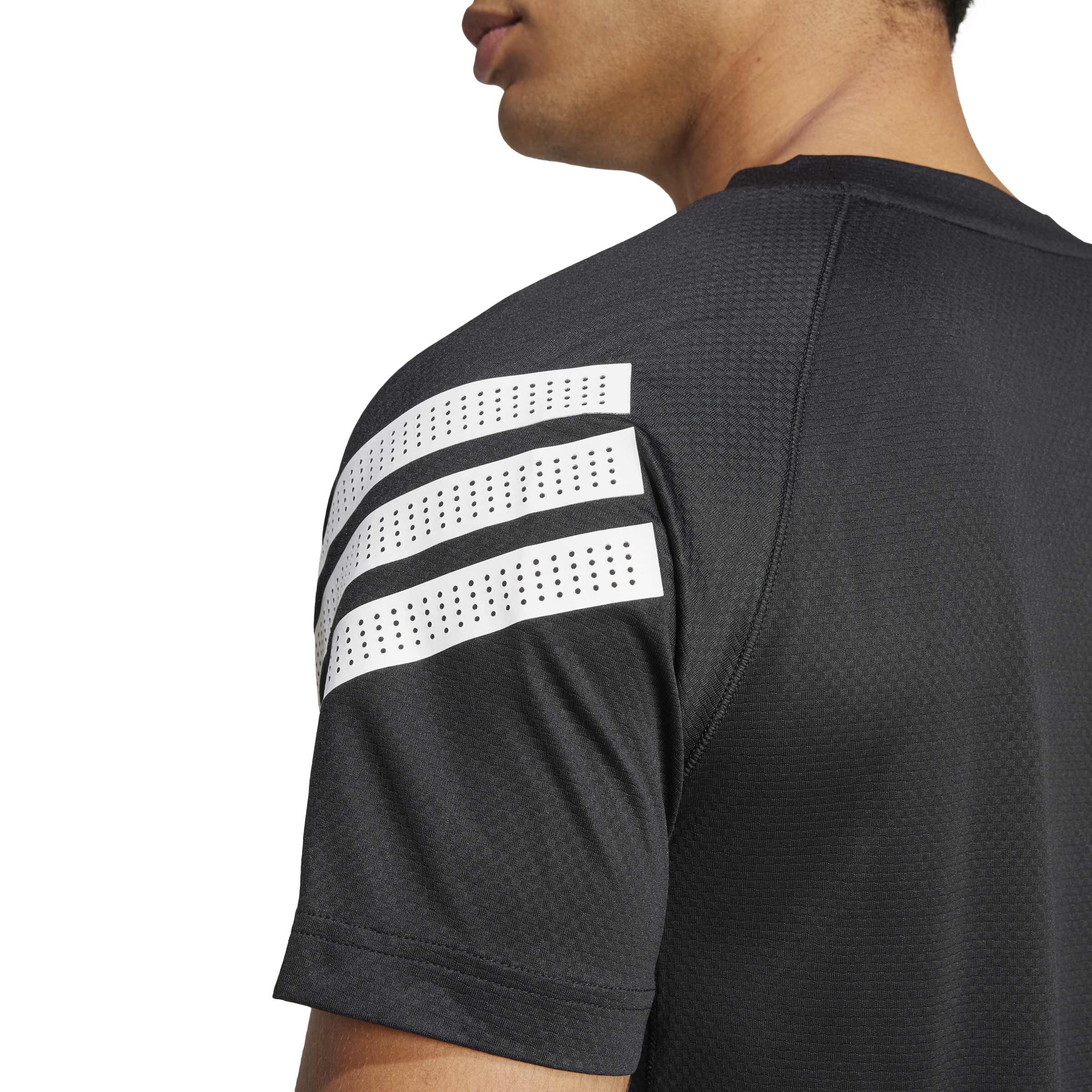 ADIDAS GYM+ 3S TEE JW9729 T-SHIRT SHORT SLEEVE TRAINING (M)