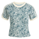 ADIDAS LIBERTY AOP T JX0462 T-SHIRT SHORT SLEEVE (W)-6
