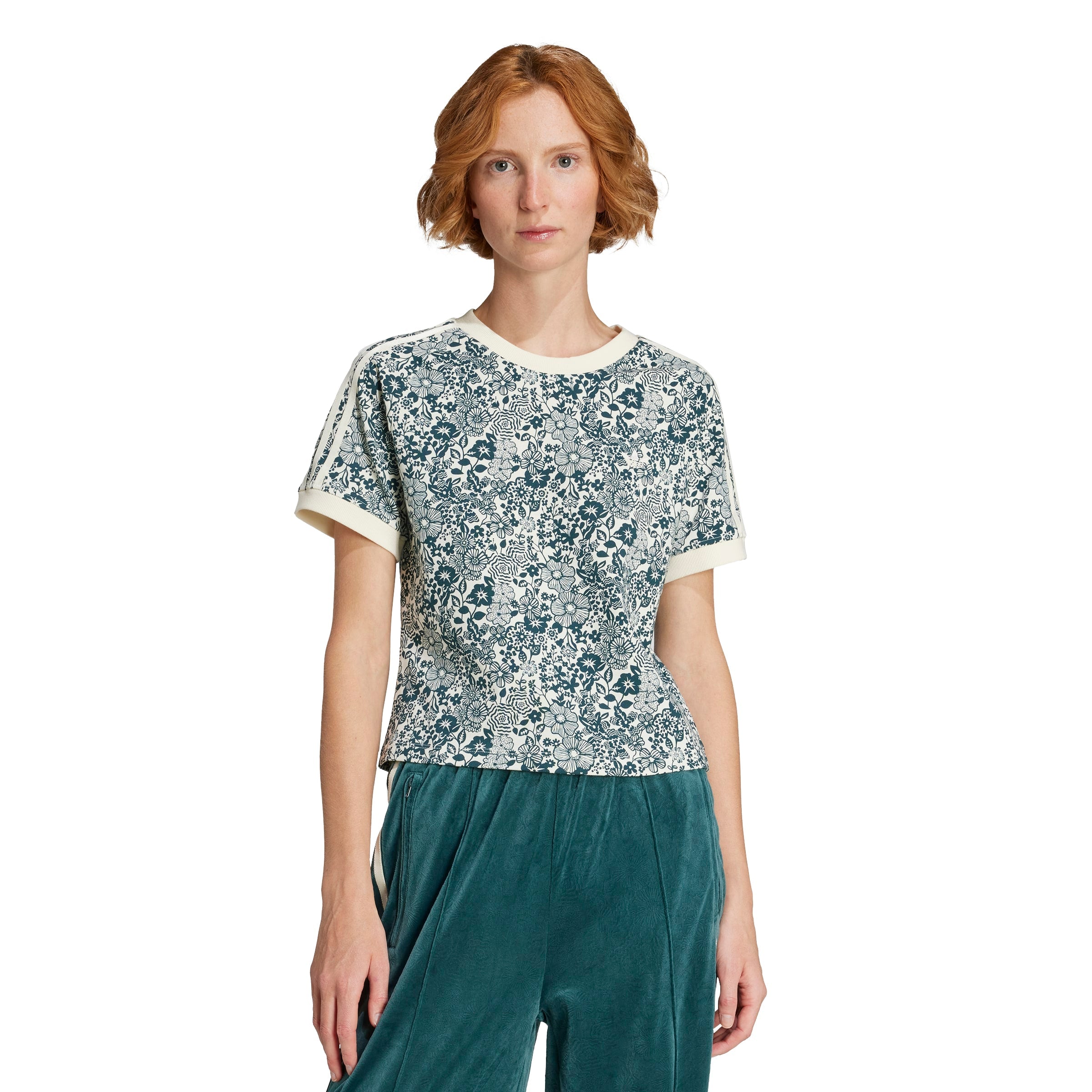 ADIDAS LIBERTY AOP T JX0462 T-SHIRT SHORT SLEEVE (W)