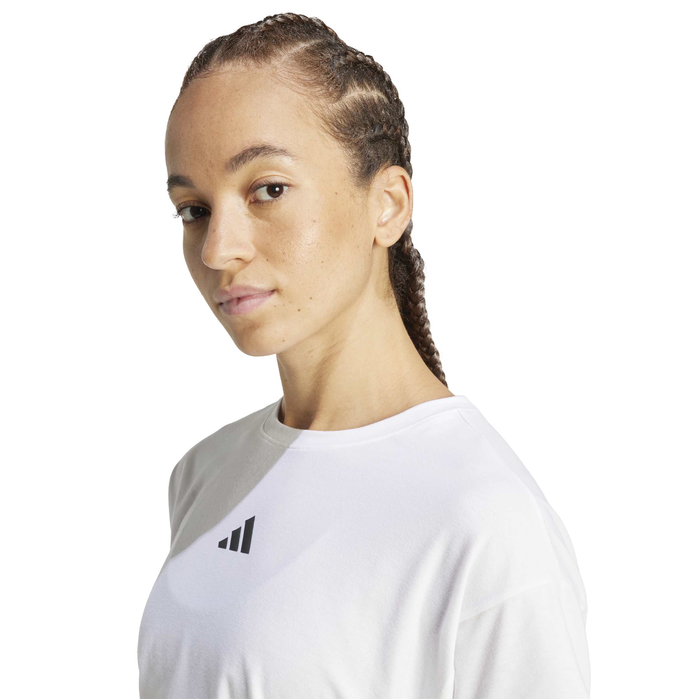 ADIDAS POWER TEE JX1194 TOP SHORT SLEEVE TRAINING (W)