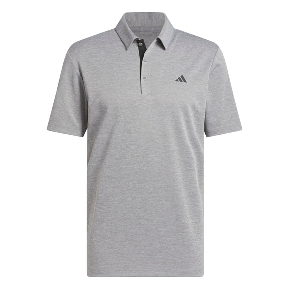 ADIDAS CORE HEATHER JX6765 POLO T-SHIRT TRAINING (M)