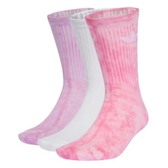 ADIDAS TIE DYE CR S 3P JY0239 SOCKS CREW CASUAL (U)