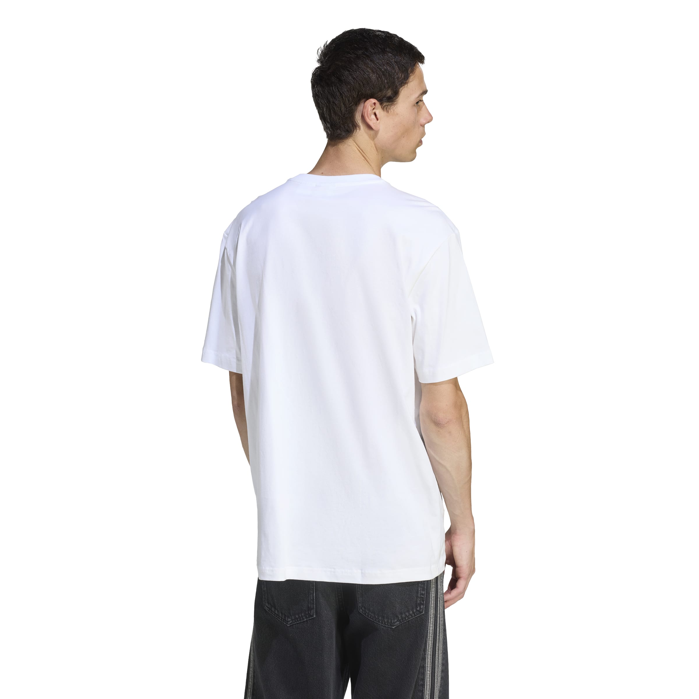 ADIDAS STUDDED TEE JY2805 T-SHIRT SHORT SLEEVE (M)