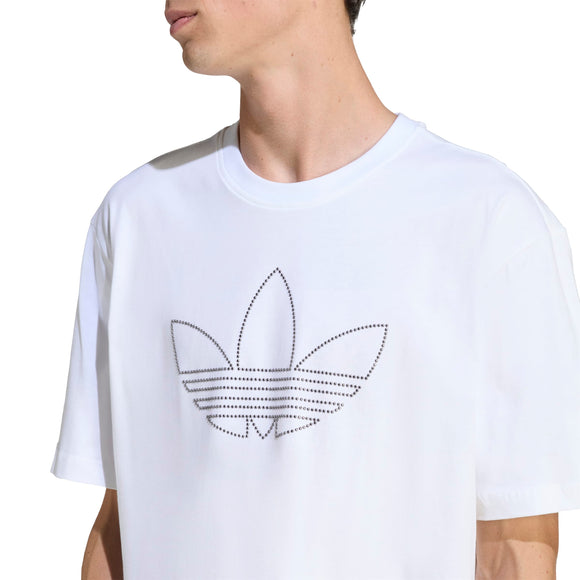 ADIDAS STUDDED TEE JY2805 T-SHIRT SHORT SLEEVE (M)