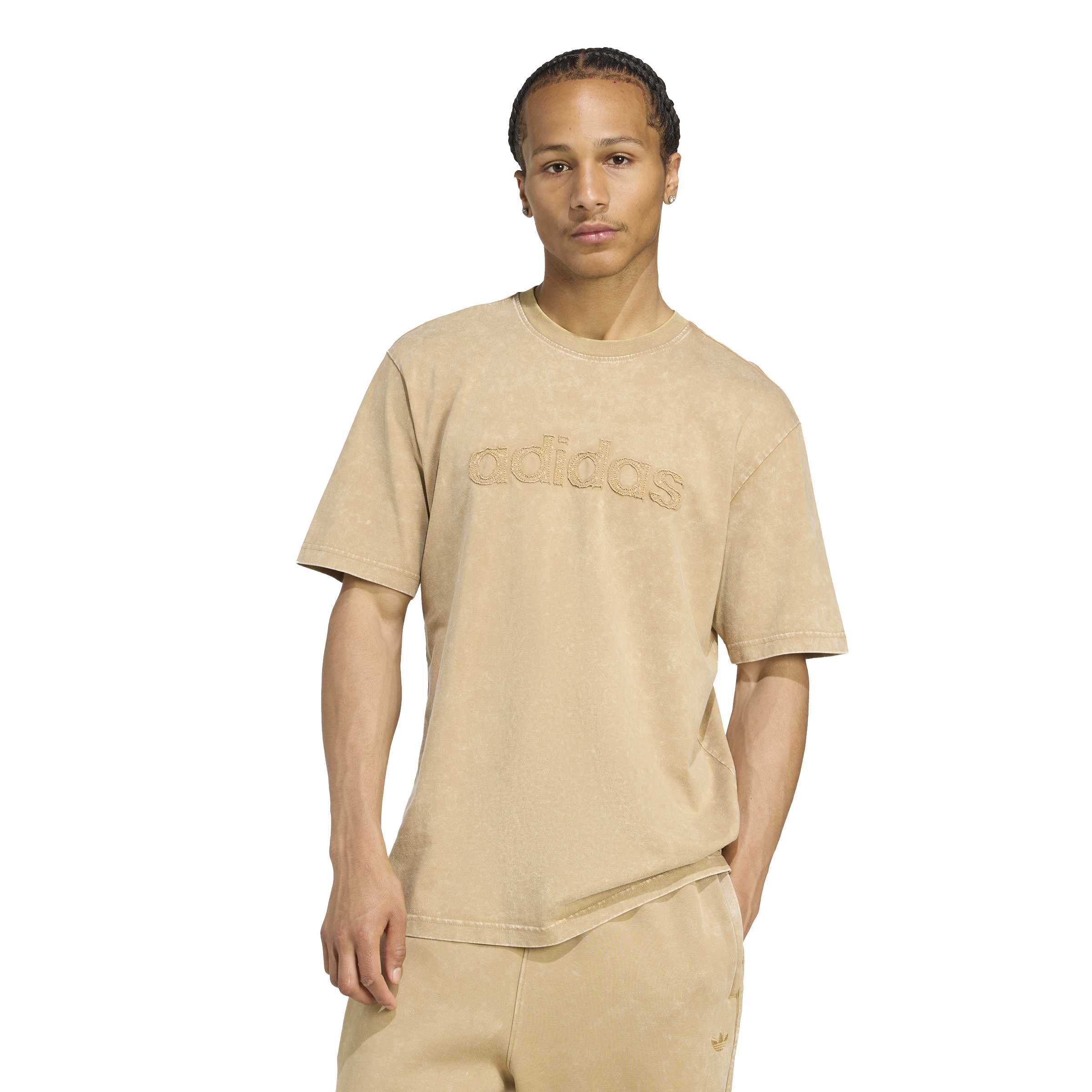 ADIDAS WASHED TEE JY2811 T-SHIRT SHORT SLEEVE (M)