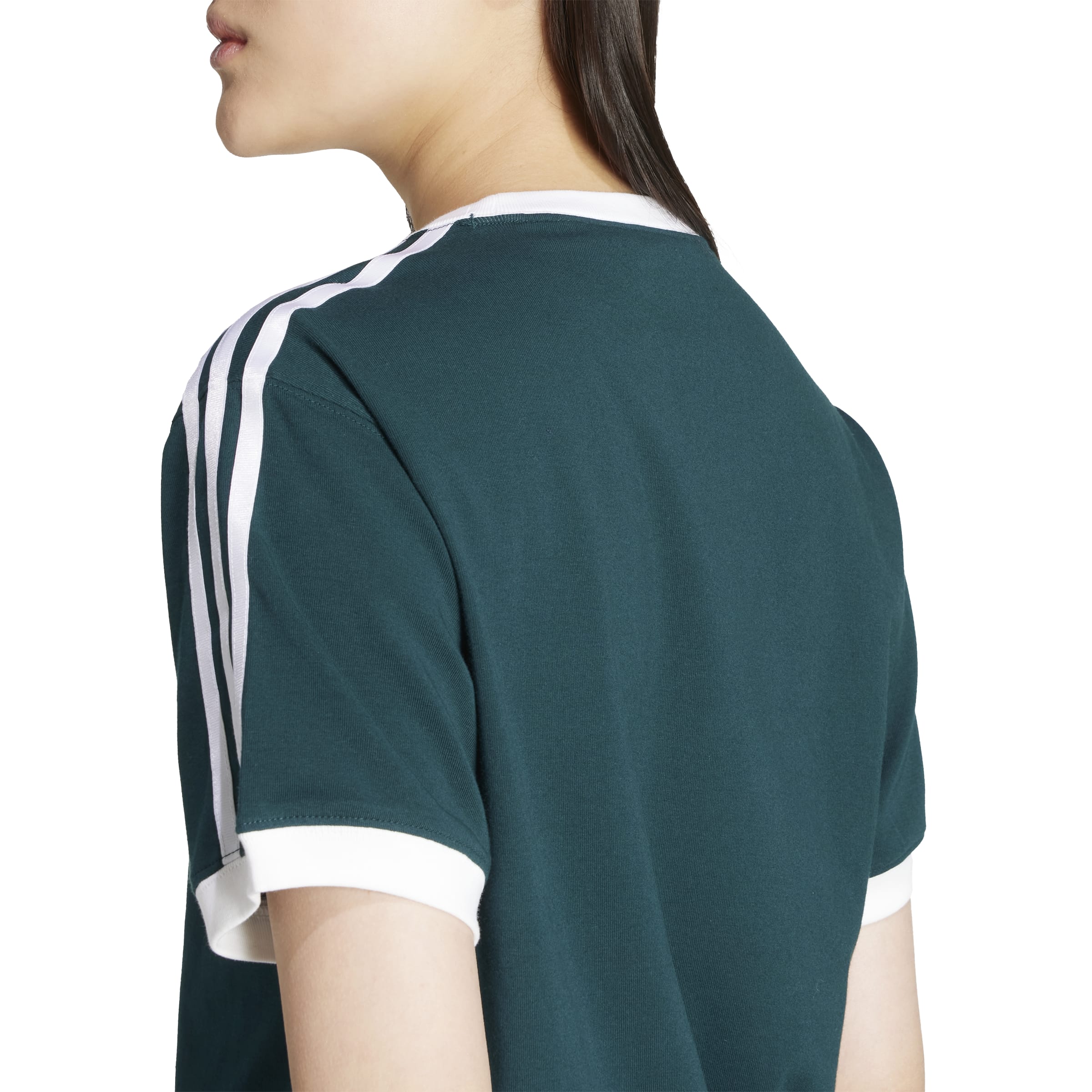 ADIDAS 3 STRIPE TEE JY4855 T-SHIRT SHORT SLEEVE (W)