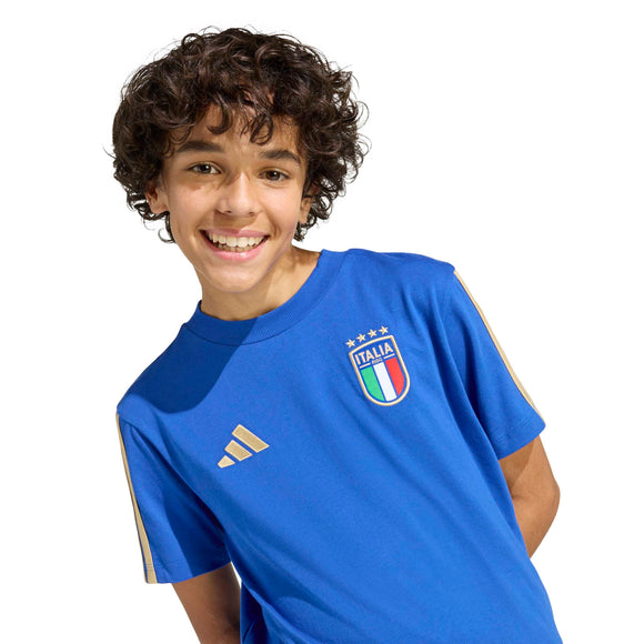 ADIDAS FIGC KIDS TEE JY9540 JERSEY SHORT SLEEVE FOOTBALL (YB) UNIFORM
